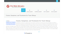 Desktop Screenshot of lifewithallergies.net